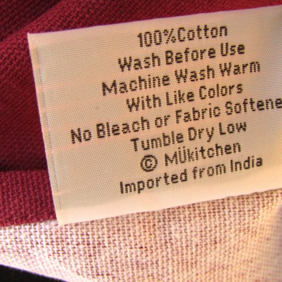 Mu Kitchen Apron and Matching Oven Glove Cotton NWT - Picture 6 of 7